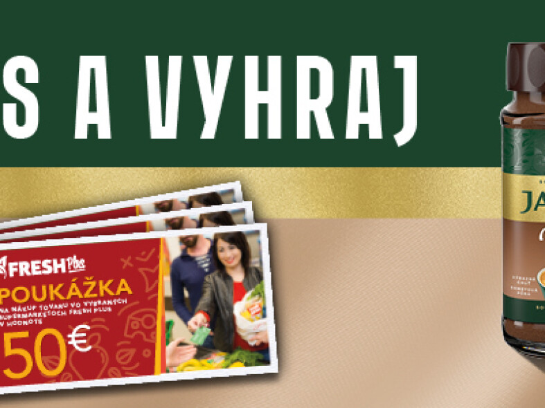 Kúp kávu Jacobs a vyhraj